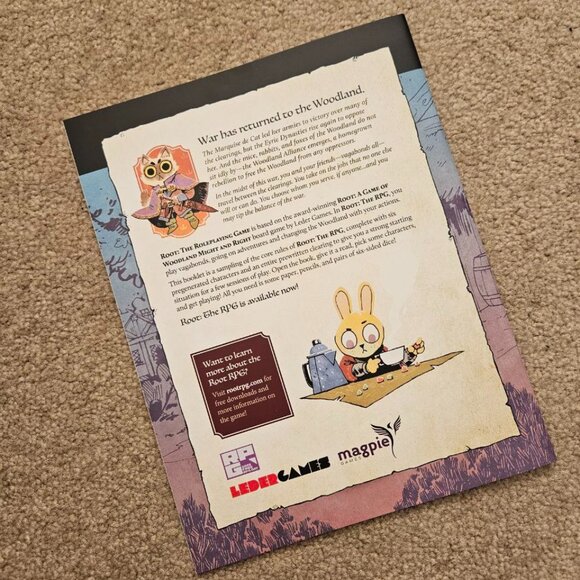 Root The Roleplaying Game Free RPG Day Talon Hill Quickstart Book - NEW - Picture 2 of 2